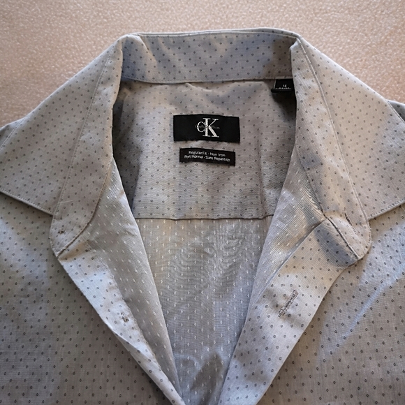 CALVIN KLIEN Men's Button Up Dress Shirt - Picture 11 of 12